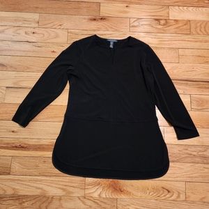 Ralph Lauren Jersey Keyhole top Black size M